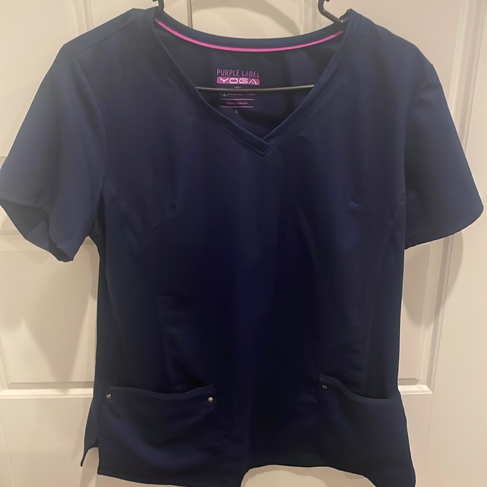 Healing hands YOGA blue scrub set
